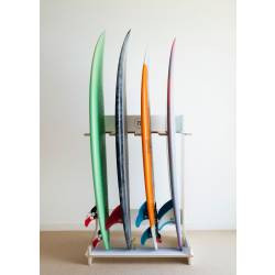 Q8 Freestanding Surfboard Rack - White