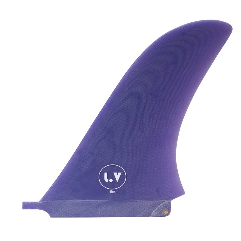 LVFins LB Nose Rider 11" Single Fin - Purple