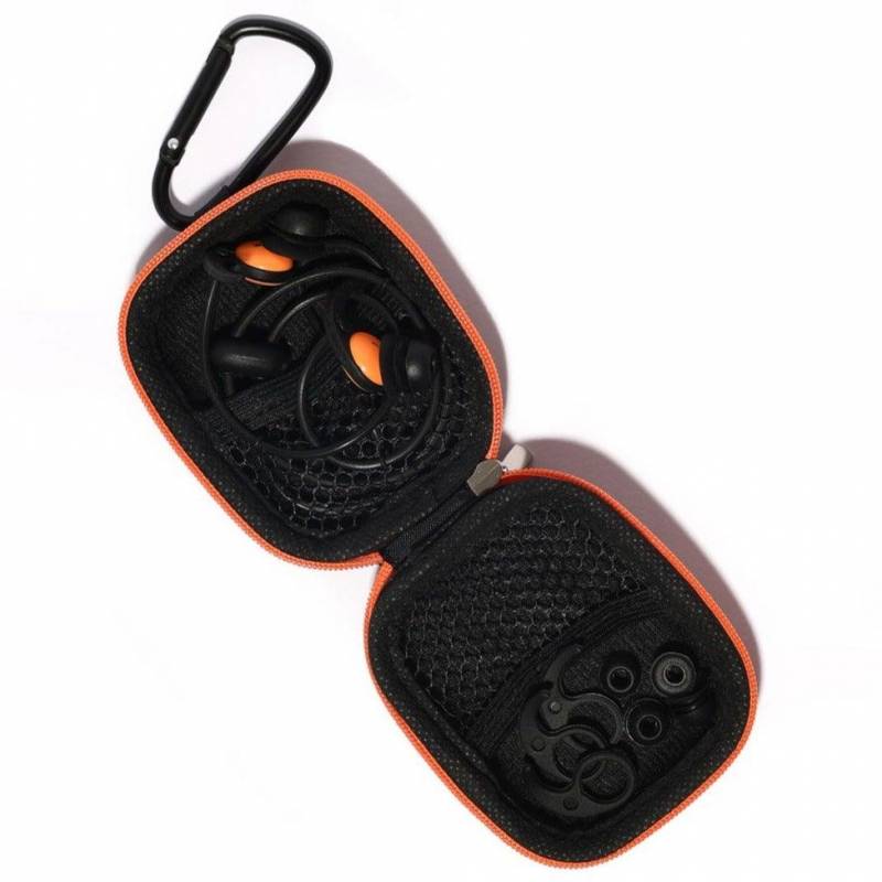 Models & Surf Surf Ear Plugs v3 - Black inside the pouch