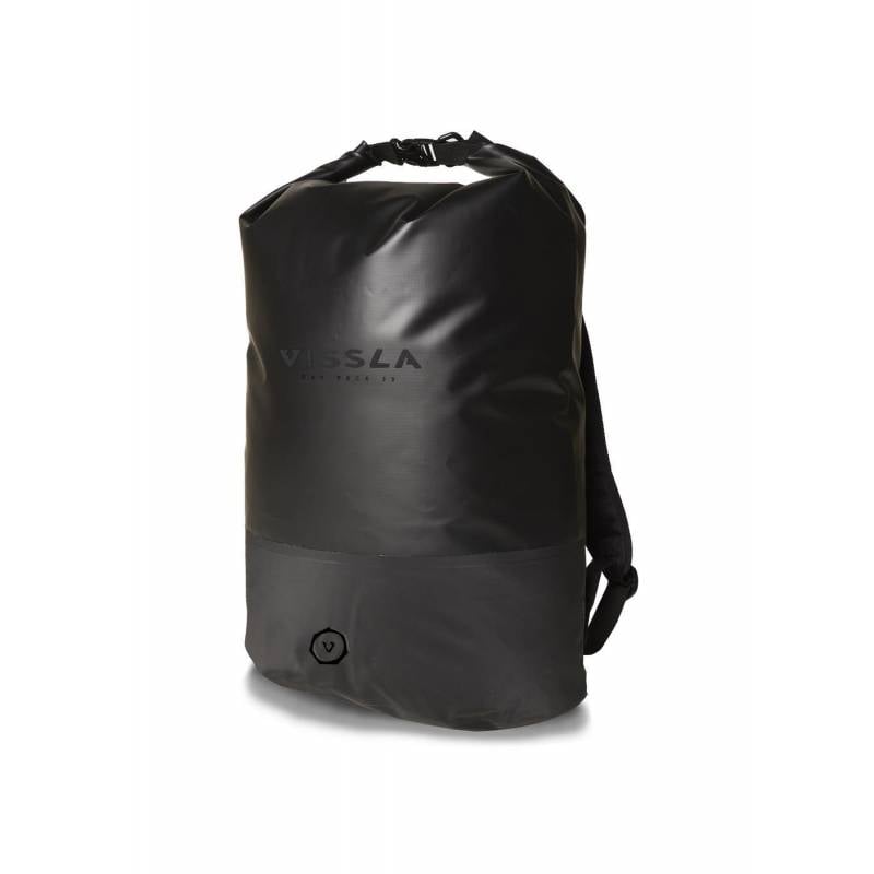 Vissla 7 Seas 35L Dry Backpack - Black 2 side
