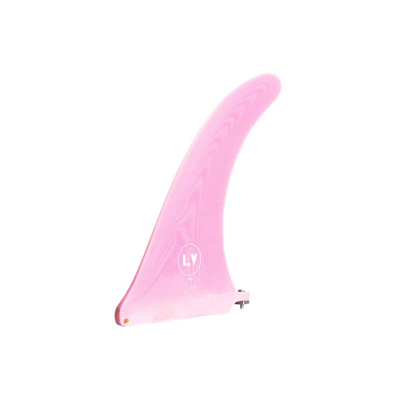 LVfins LB Classic Raked 8" Single Fin - Pink