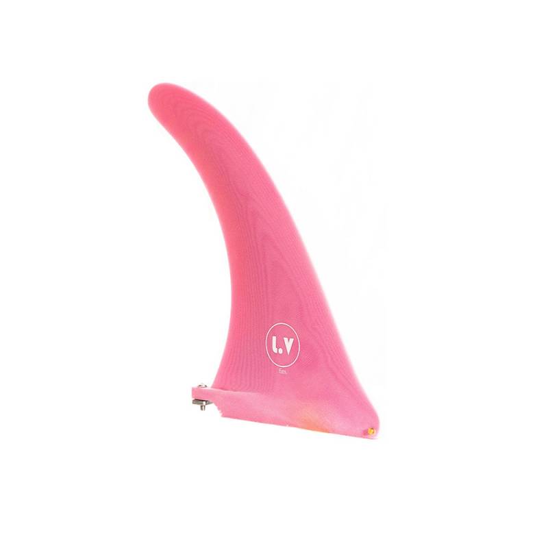 LVfins LB Classic Raked 11" Single Fin - Pink