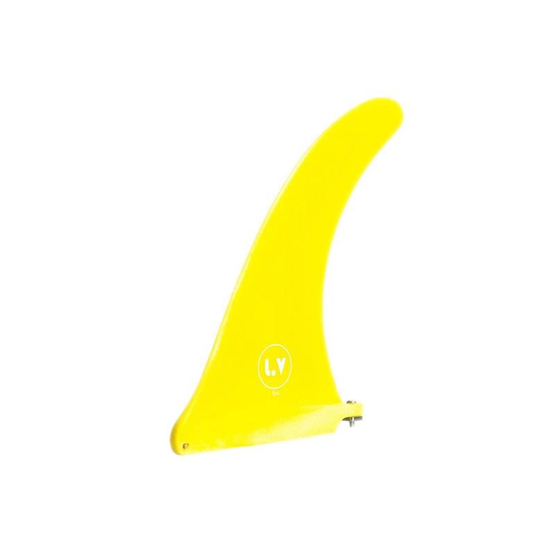 LVfins LB Classic Raked 10" Single Fin - Yellow
