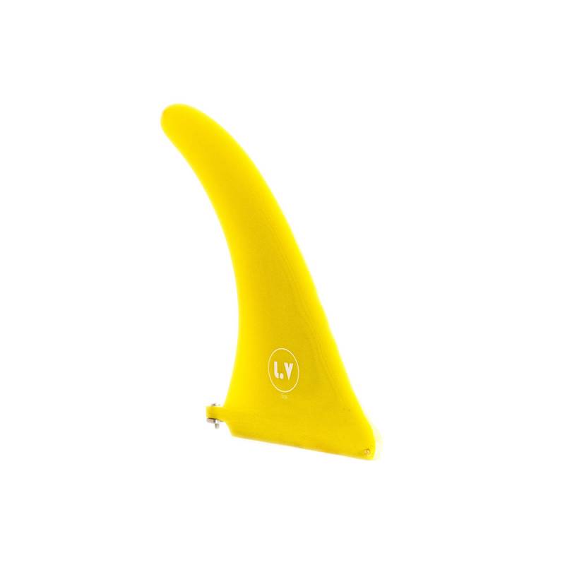 LVfins LB Classic Raked 10" Single Fin - Yellow