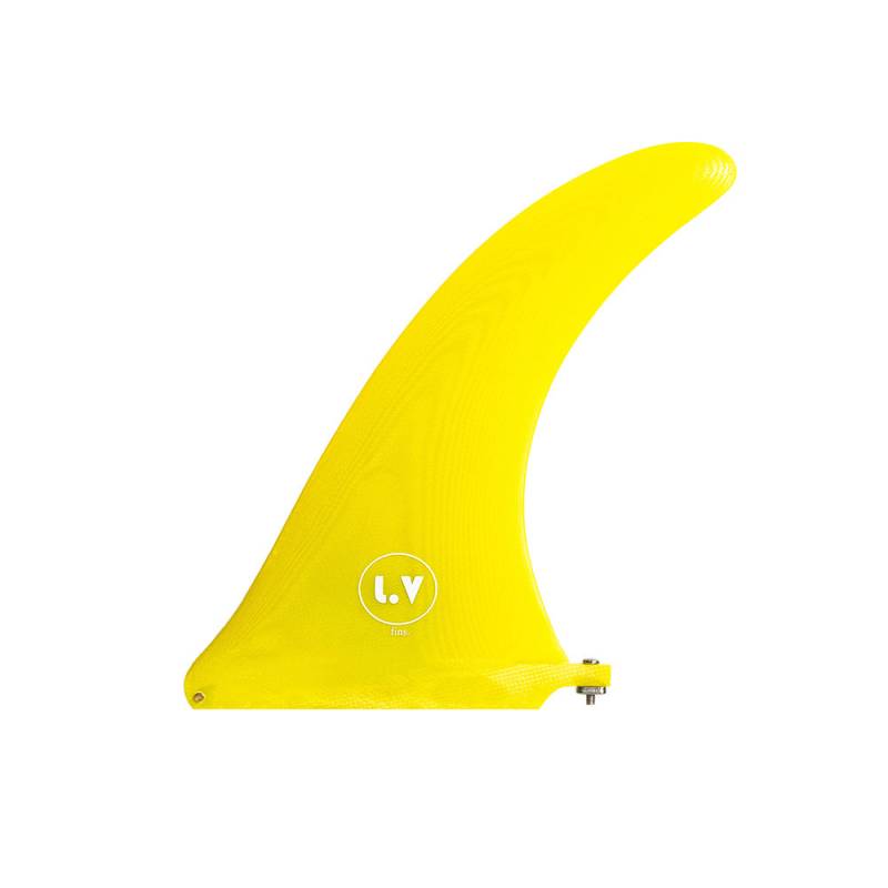 LVfins LB Classic Raked 11" Single Fin - Yellow