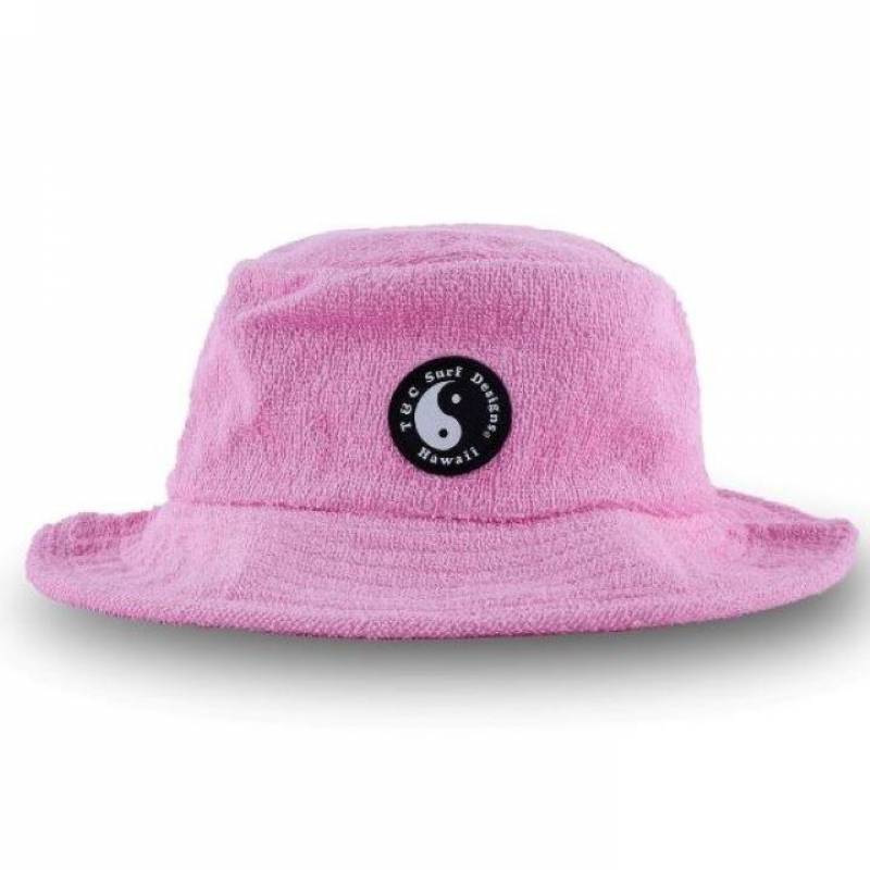 T&C Terry Beach Bucket Hat - Dusty Pink