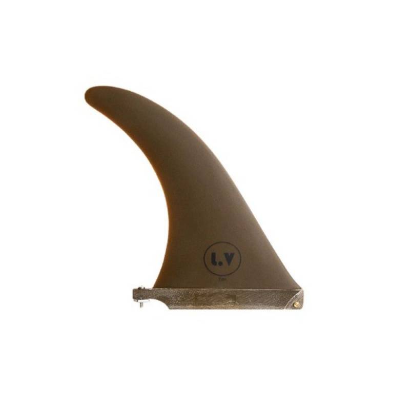 LVfins LB Classic Raked 8" Single Fin - Brown