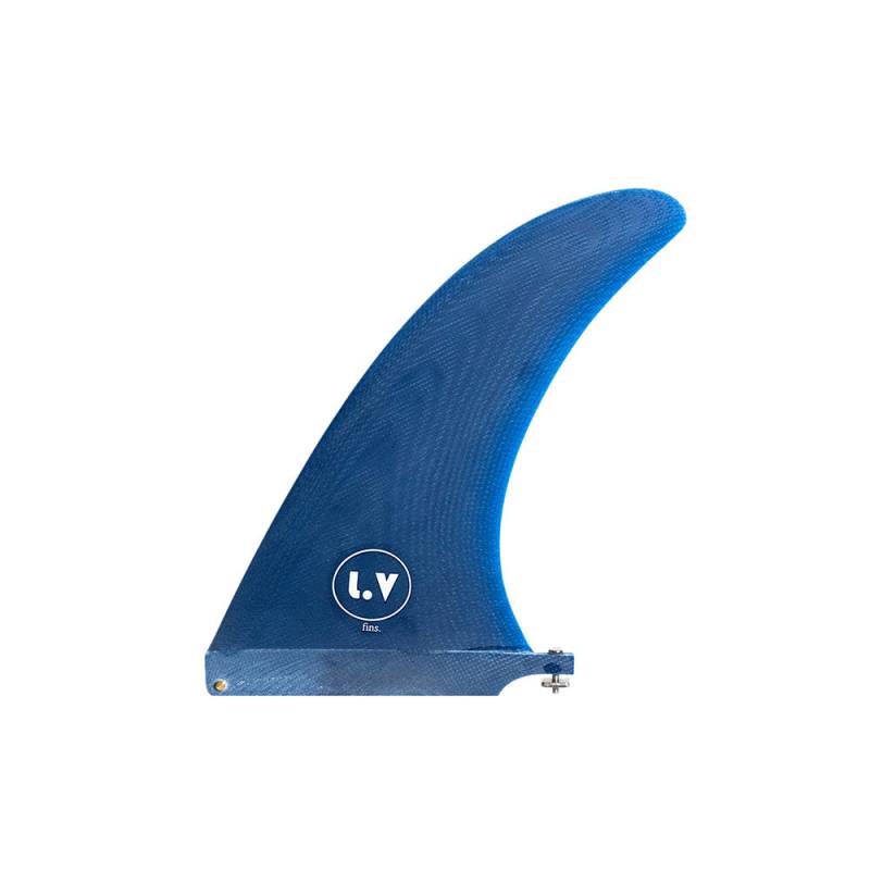 LVfins LB Straight 7.5" Single Fin - Blue