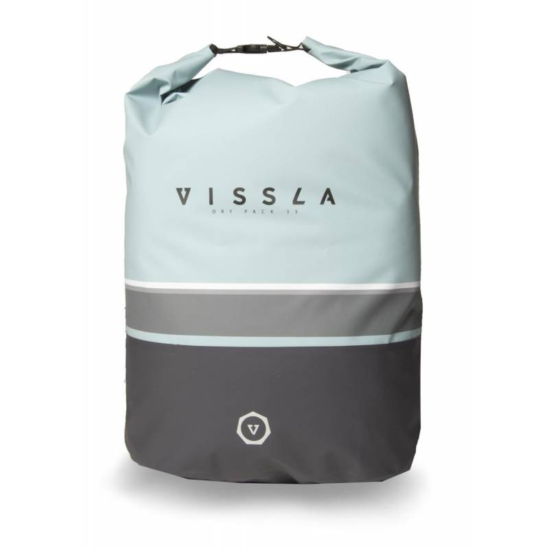Vissla 7 Seas 35L Dry Backpack - Dusty Aqua front