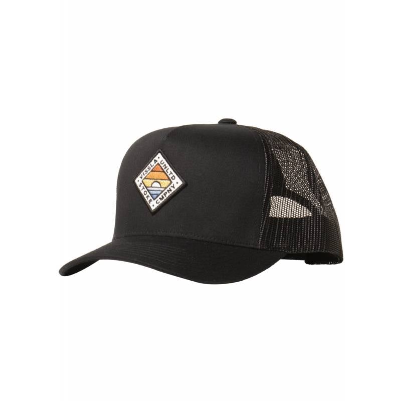 Vissla Solid Sets Eco Trucker Hat - Black front
