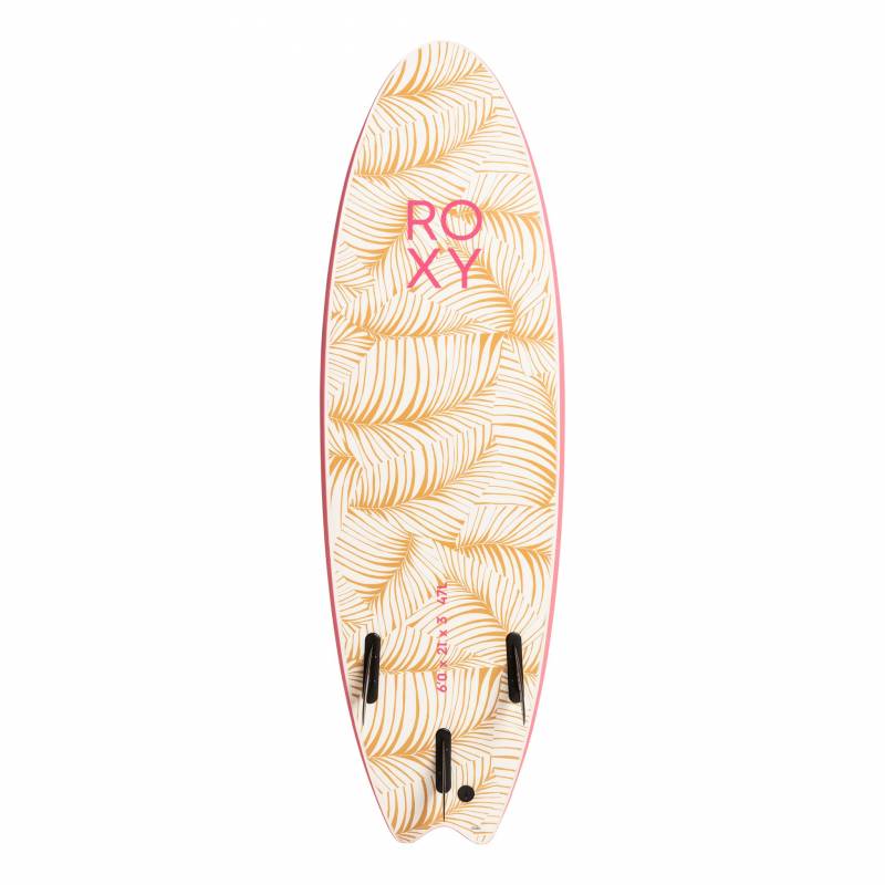 Roxy Bat Softboard 6'0 - Tropical Pink bottom