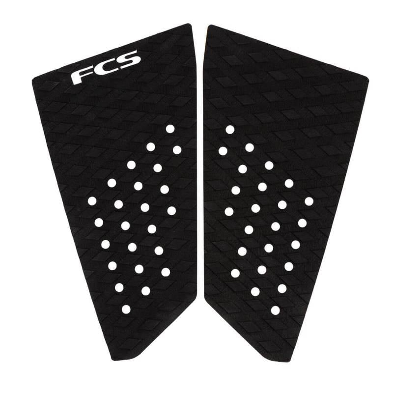 FCS T-3 Fish Surfboard Traction Pad - Black (2 pieces)