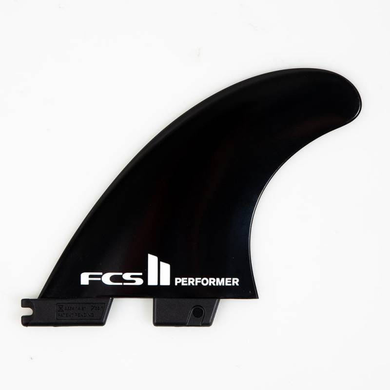 FCS II Performer Glass Flex Tri Surfboard Fin - Medium - Black