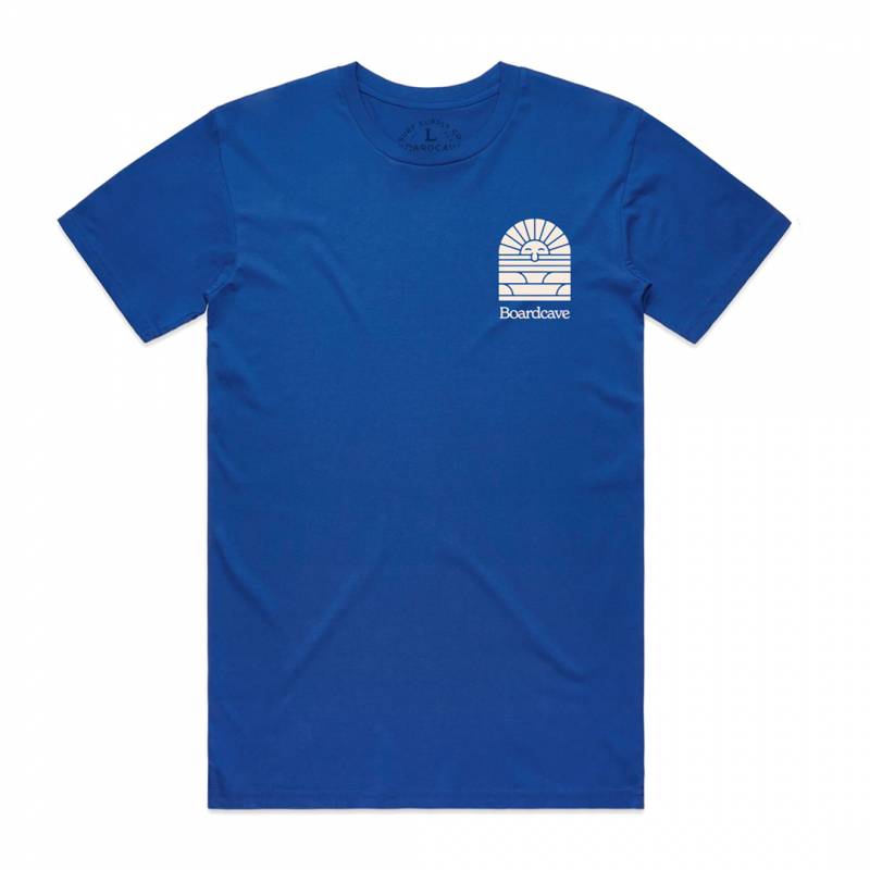 Boardcave Huey Tee - Blue - front
