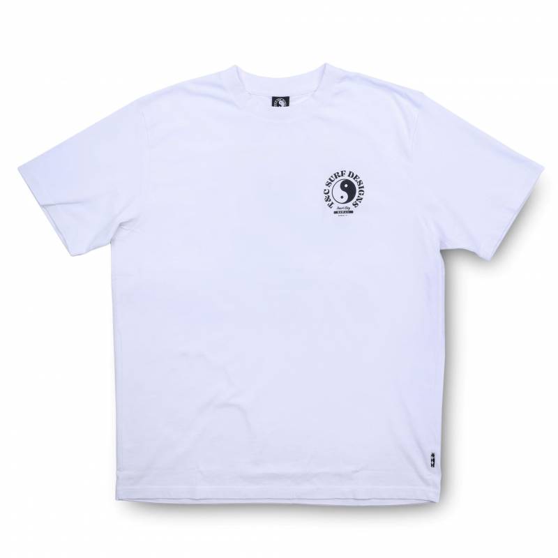T&C Sunset Tee - White front