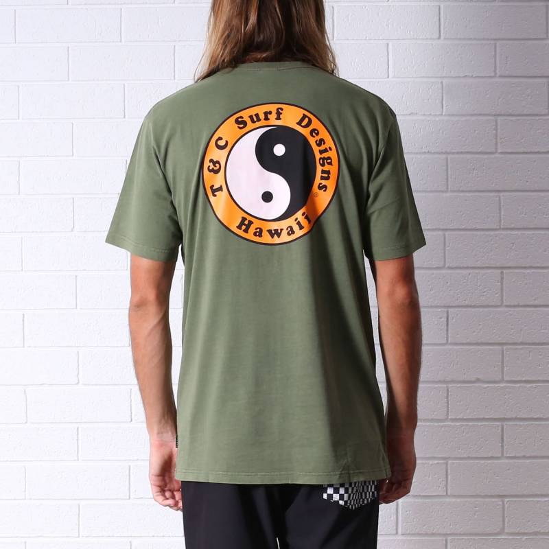 Town & Country OG Logo Tee - Army - Back