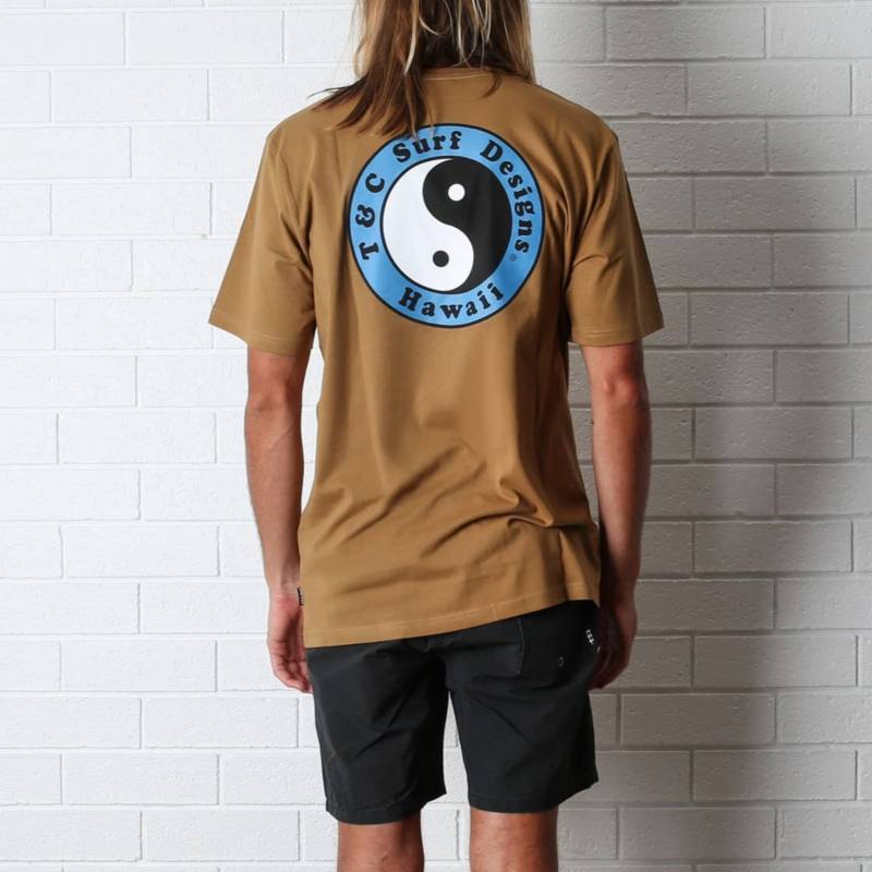 Town & Country OG Logo Tee - Tobacco - Closed Up - Back