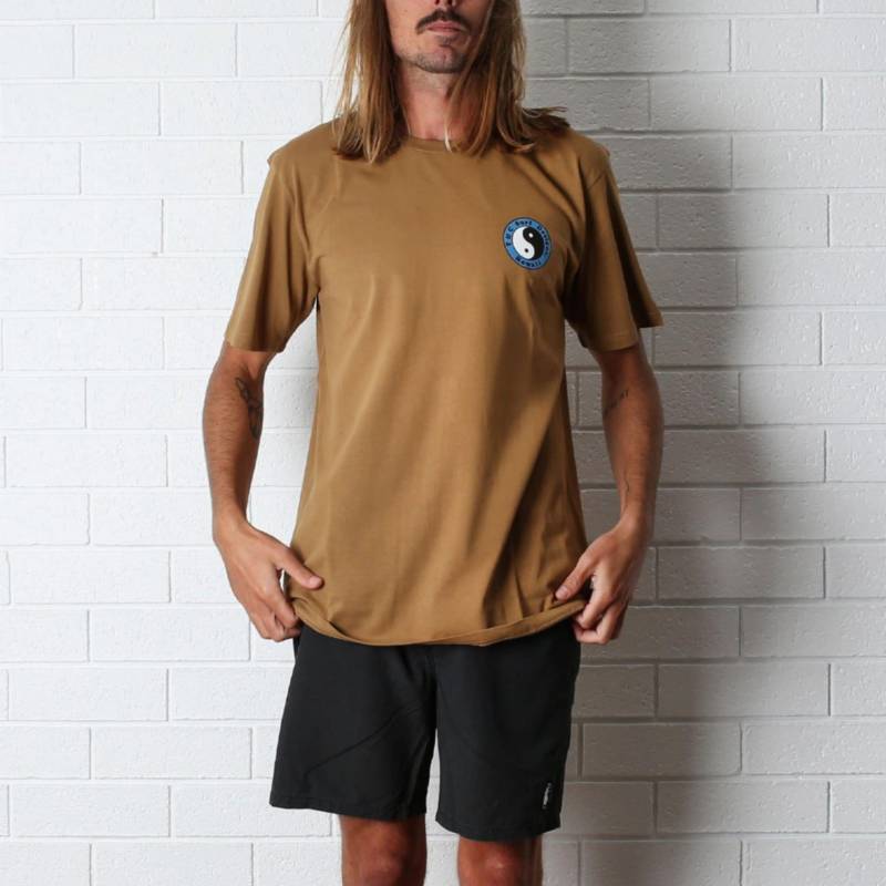 Town & Country OG Logo Tee - Tobacco - Closed Up - Front