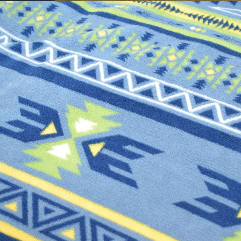 TLS Hooded Poncho Towel - Aztec print