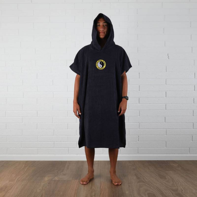 T&C OG CF Hooded Towel - Midnight -  front with hood on