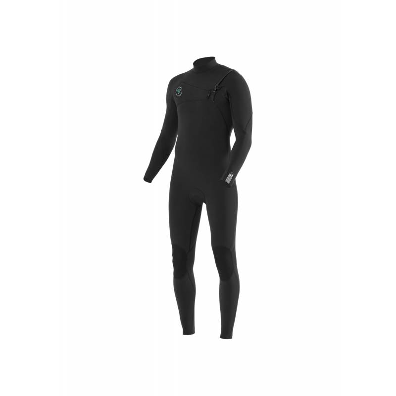 Vissla 7 Seas 3/2 Chest Zip Full Steamer Men's Wetsuit - Black