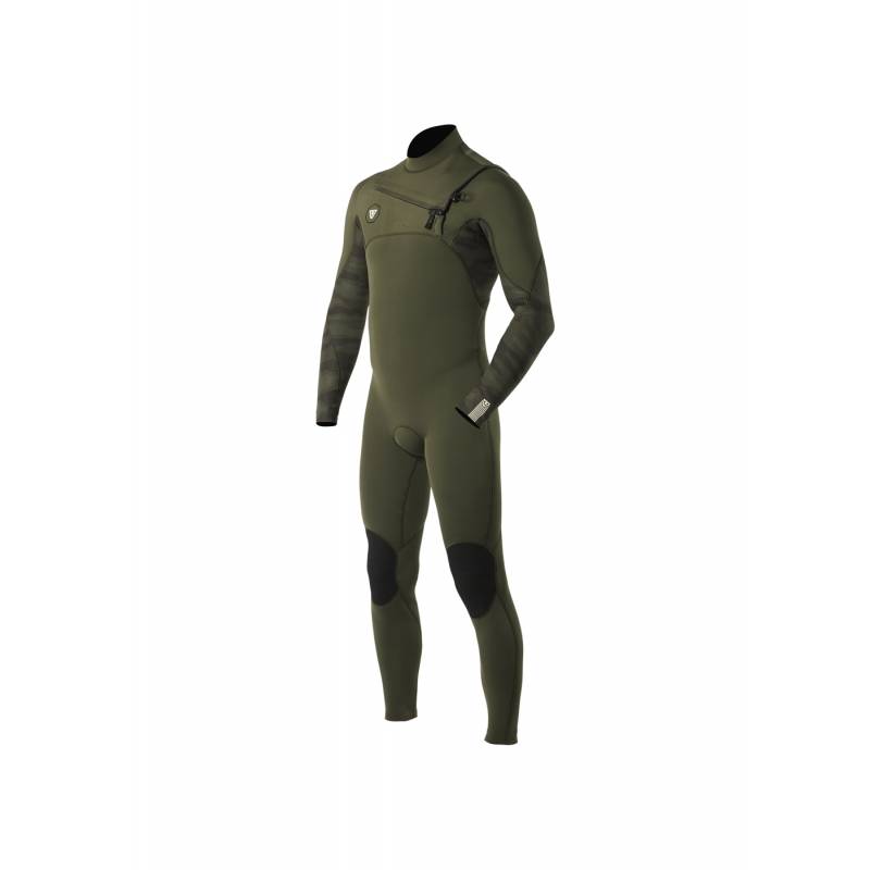 Vissla 7 Seas 3/2 Chest Zip Full Steamer Men's Wetsuit Camo