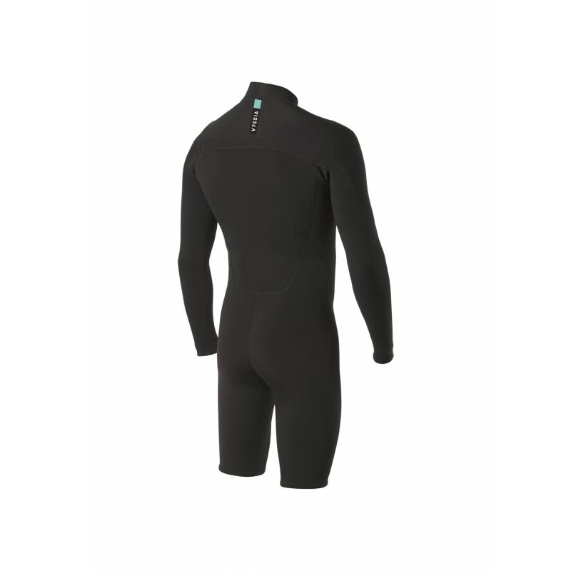 Vissla Men's 7 Seas 2/2 L/S Spring Suit - Black back