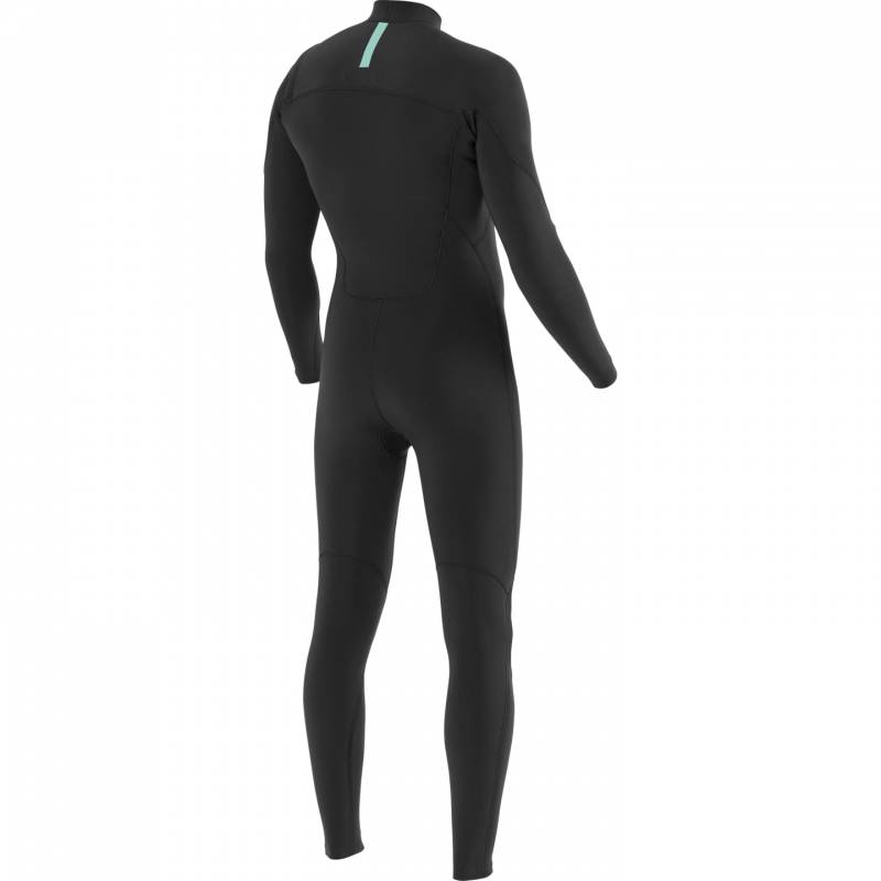 Vissla 7 Seas Comp 3/2 Chest Zip Full Wetsuit - Black back
