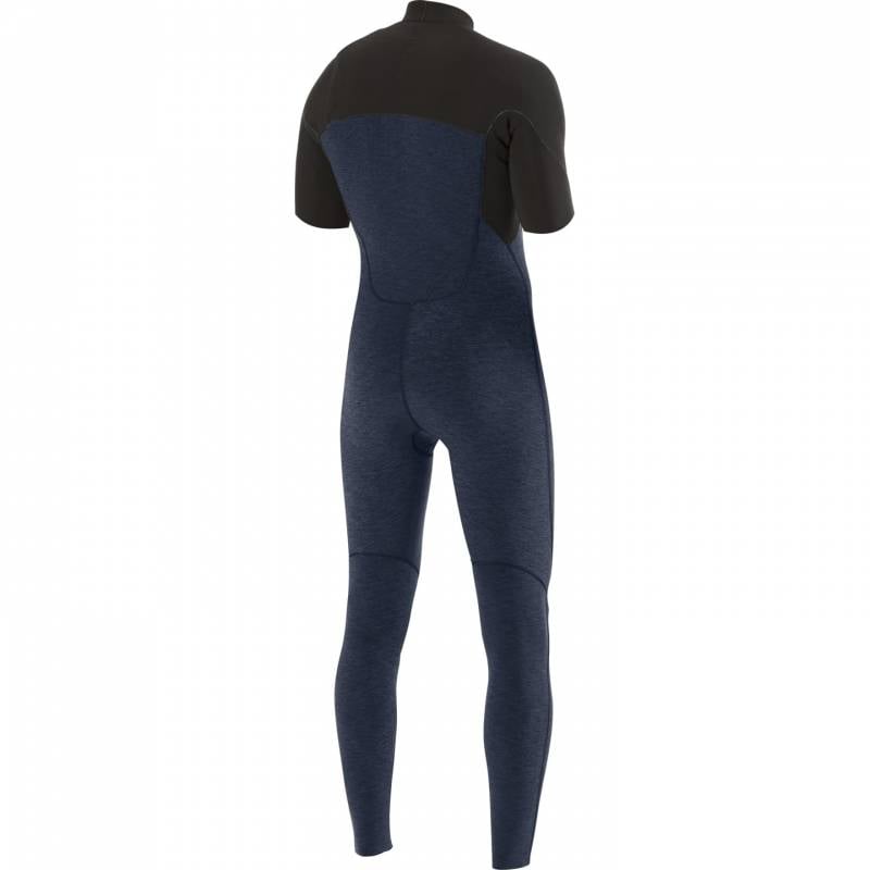 Vissla HIGH SEAS 2/2 short sleeve FULL Wetsuit steamer - NAVAL HEATHER - back