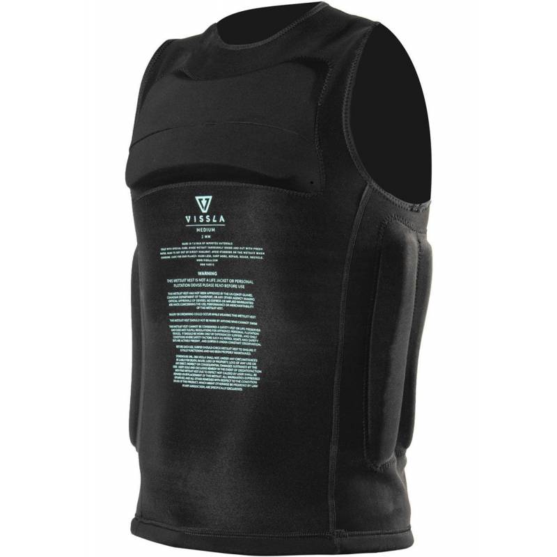 Vissla Impact 1.5mm Wetsuit Vest - Black - Inner