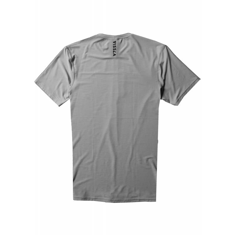 Vissla Twisted S/S - Grey Heather - Front