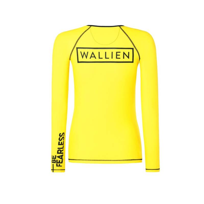 Wallien Rash Vest - Canary Yellow back