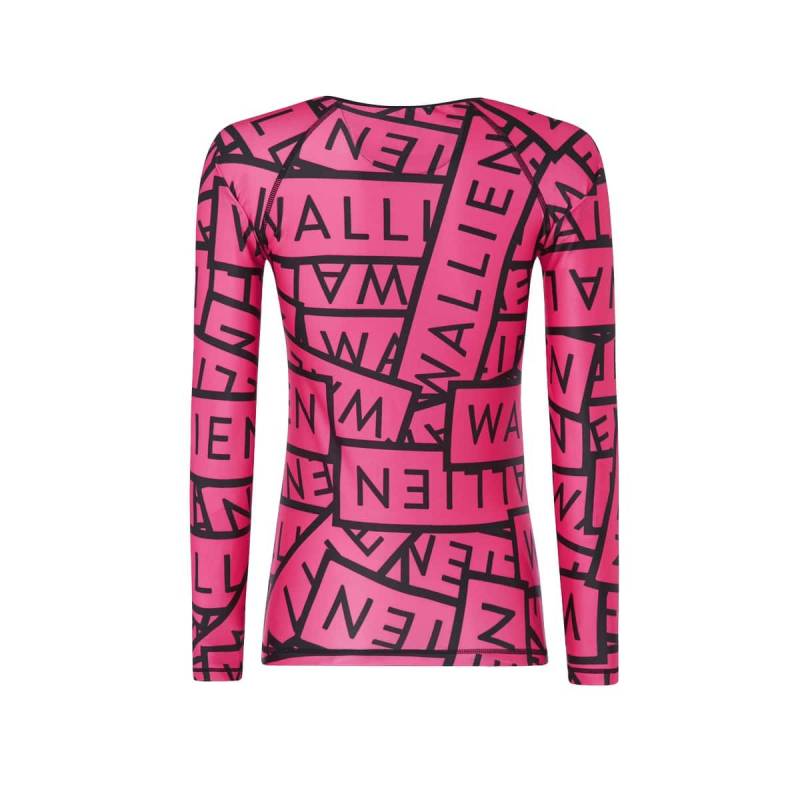 Wallien Rash Vest - Hot Pink back