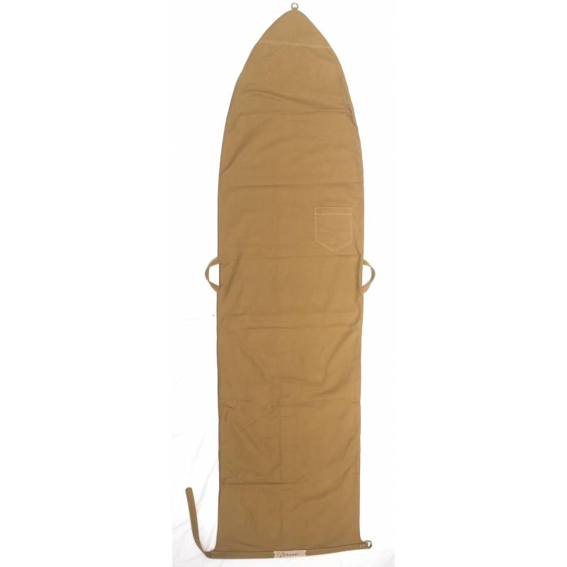 ROLL-BOTTOM CANVAS SURFBOARD COVER - SAND