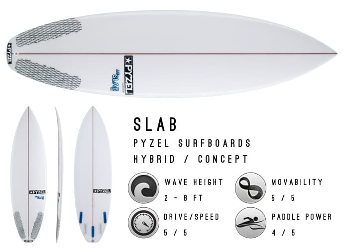 Pyzel Slab surfboard