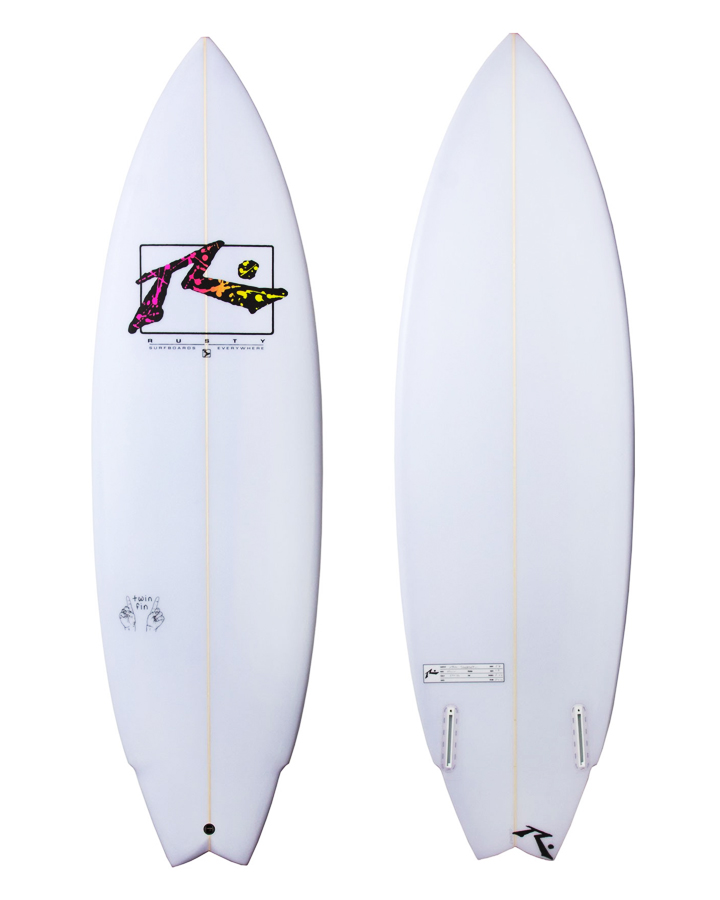 The Twin Fin by Rusty Surfboards Boardcave Australia